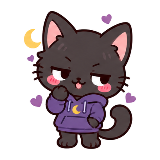 気まぐれ黒猫